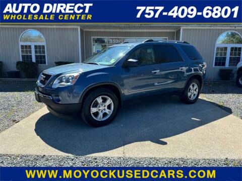 2012 GMC Acadia for sale at Auto Direct Wholesale Center in Moyock NC