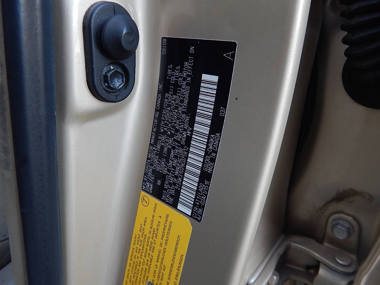 Champagne 2009 Lexus RX 350 Base 4dr SUV 36
