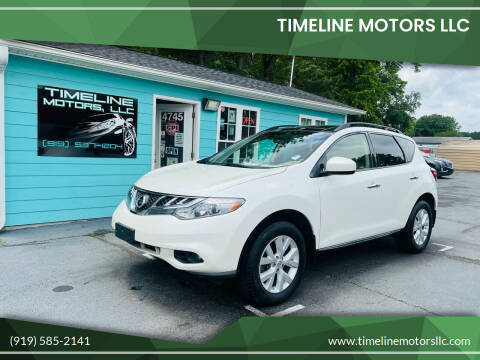 2013 Nissan Murano for sale at Timeline Motors LLC in Clayton NC