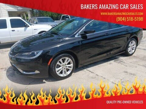 2016 Chrysler 200 for sale at Bakers Amazing Car Sales in Jacksonville FL