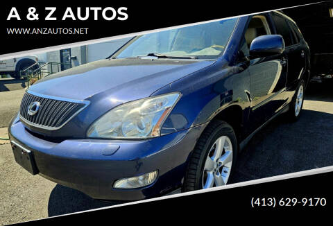 2007 Lexus RX 350 for sale at A & Z AUTOS in Westfield MA