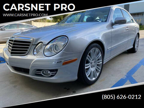 2008 Mercedes-Benz E-Class for sale at CARSNET PRO in Thousand Oaks CA