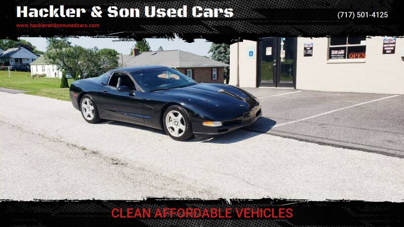 1999 Chevrolet Corvette for sale at Hackler & Son Used Cars in Red Lion PA