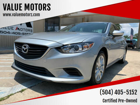 2016 Mazda MAZDA6 for sale at VALUE MOTORS in Kenner LA