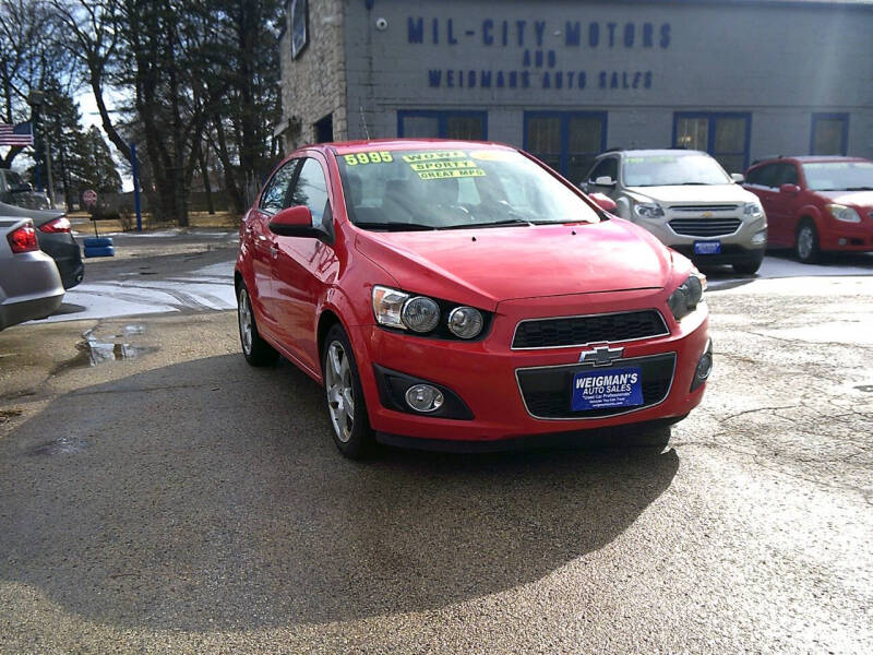 2015 Chevrolet Sonic for sale at Weigman's Auto Sales in Milwaukee WI