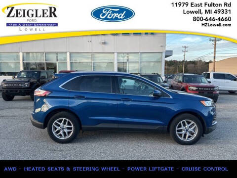 2021 Ford Edge for sale at Harold Zeigler Ford in Plainwell MI