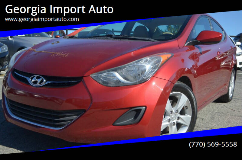 2013 Hyundai Elantra for sale at Georgia Import Auto in Alpharetta GA