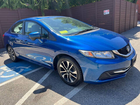 2014 Honda Civic for sale at KG MOTORS in West Newton MA