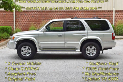 2000 Toyota 4Runner for sale at Automotion Of Atlanta in Conyers GA