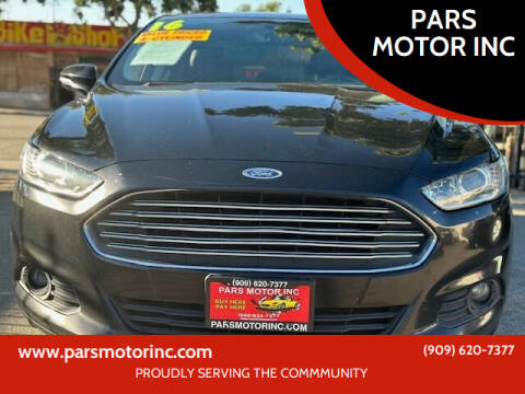 2016 Ford Fusion for sale at PARS MOTOR INC in Pomona CA