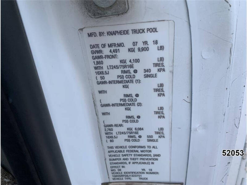 2018 Chevrolet Express 3500