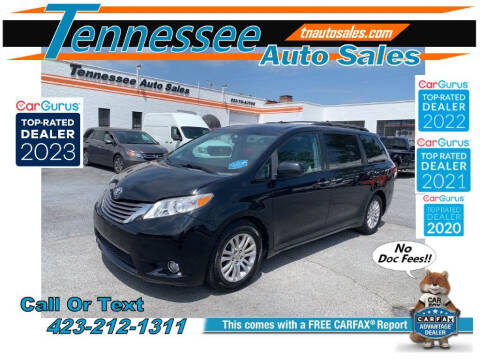 2015 Toyota Sienna for sale at Tennessee Auto Sales in Elizabethton TN