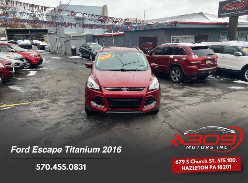 2016 Ford Escape for sale at 309 MOTORS INC in Hazleton PA