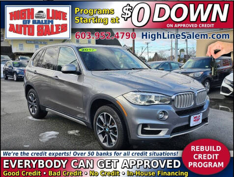 2017 BMW X5 for sale at High Line Auto Sales of Salem in Salem NH