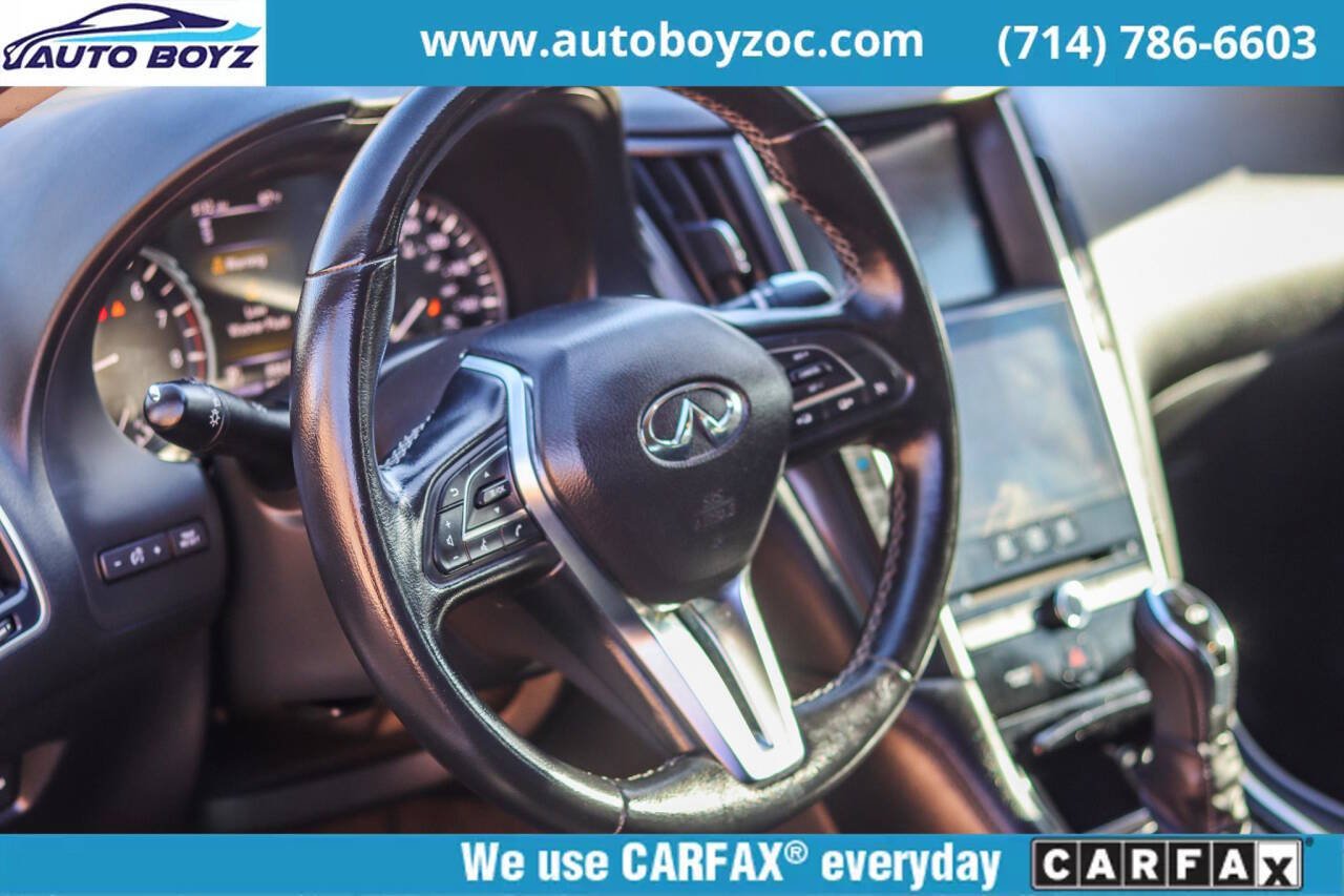 2021 INFINITI Q50 for sale at Auto Boyz in Garden Grove, CA