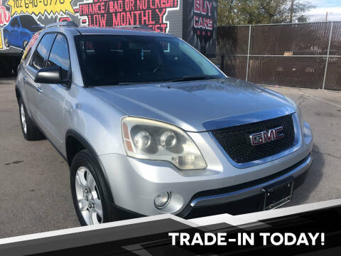 2010 GMC Acadia for sale at ROCK STAR TRUCK & AUTO LLC in Las Vegas NV