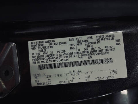 2017 Lincoln MKC Select