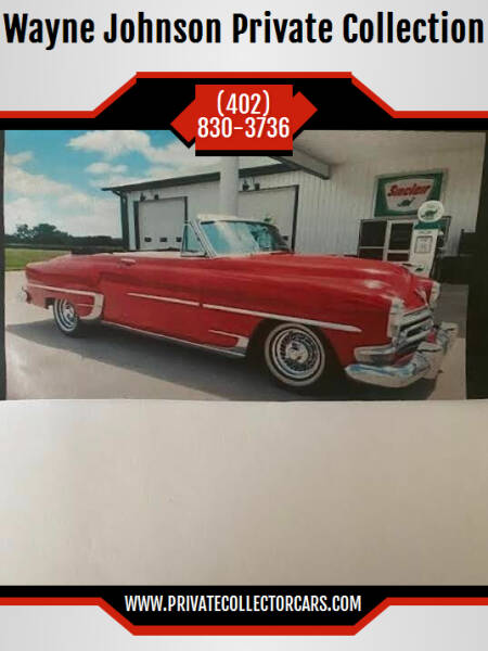 1954 Chrysler New Yorker for sale at Wayne Johnson Private Collection in Shenandoah IA