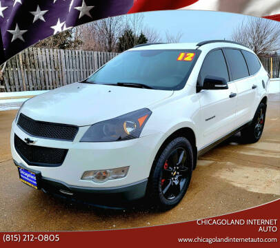2012 Chevrolet Traverse for sale at Chicagoland Internet Auto - 410 N Vine St New Lenox IL, 60451 in New Lenox IL
