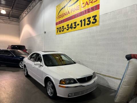 2000 Lincoln LS for sale at Virginia Fine Cars in Chantilly VA