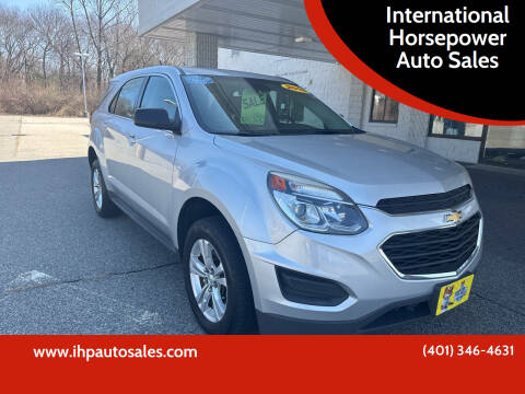 2016 Chevrolet Equinox for sale at International Horsepower Auto Sales in Warwick RI