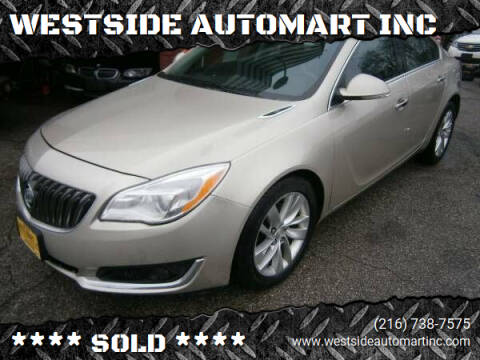 2014 Buick Regal for sale at WESTSIDE AUTOMART INC in Cleveland OH
