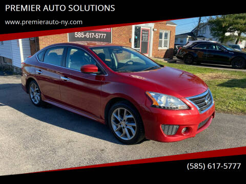 2013 Nissan Sentra for sale at PREMIER AUTO SOLUTIONS in Spencerport NY