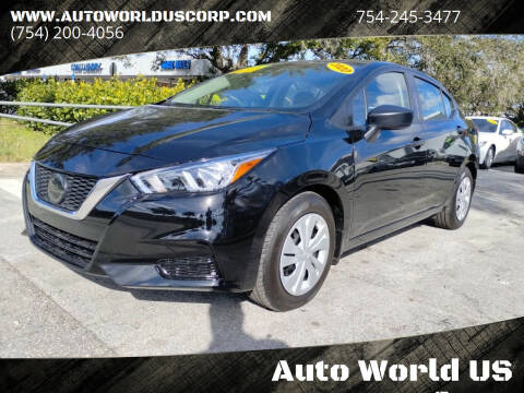 2020 Nissan Versa for sale at Auto World US Corp in Plantation FL