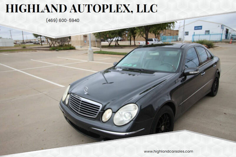 2003 Mercedes-Benz E-Class for sale at Highland Autoplex, LLC in Dallas TX