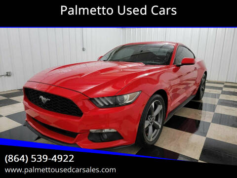 2016 Ford Mustang for sale at Palmetto Used Cars in Piedmont SC