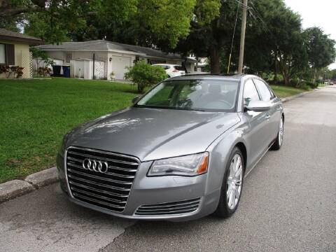 2012 Audi A8 L for sale at TAURUS AUTOMOTIVE LLC in Clearwater FL
