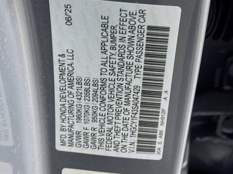 2025 Honda Accord SE