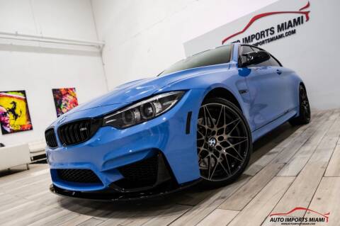 2018 BMW M4 for sale at AUTO IMPORTS MIAMI in Fort Lauderdale FL