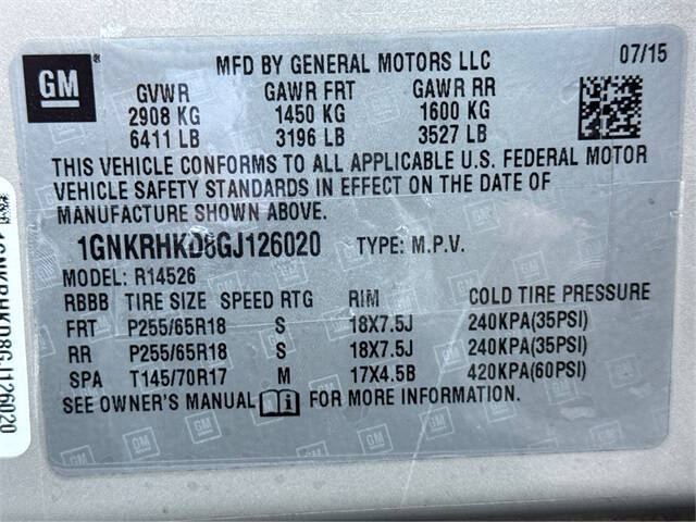 2016 Chevrolet Traverse LT