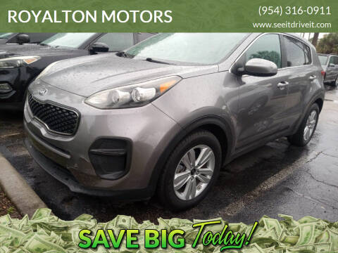 2017 Kia Sportage for sale at ROYALTON MOTORS in Plantation FL