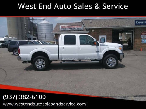 2013 Ford F-350 Super Duty for sale at West End Auto Sales & Service in Wilmington OH