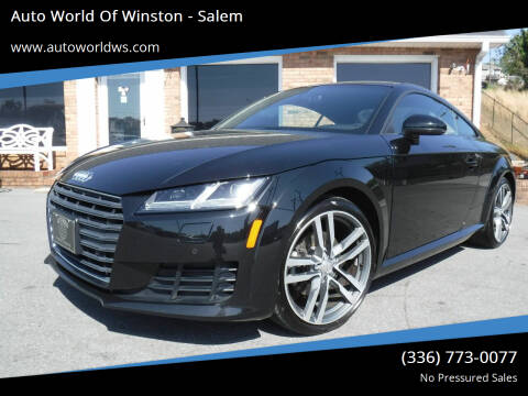 2016 Audi TT for sale at Auto World Of Winston - Salem in Winston Salem NC