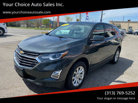 2020 Chevrolet Equinox for sale at Your Choice Auto Sales Inc. in Dearborn MI