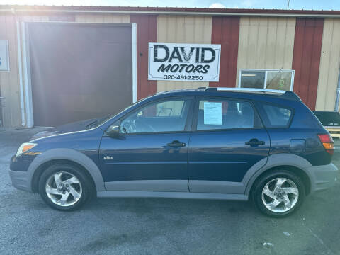 2005 Pontiac Vibe for sale at DAVID MOTORS LLC in Grey Eagle MN