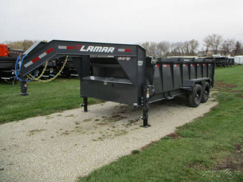 2024 Lamar Gooseneck Dump DL831627MX for sale at Rondo Truck & Trailer in Sycamore IL