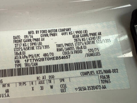 2017 Ford F-250 Super Duty Lariat