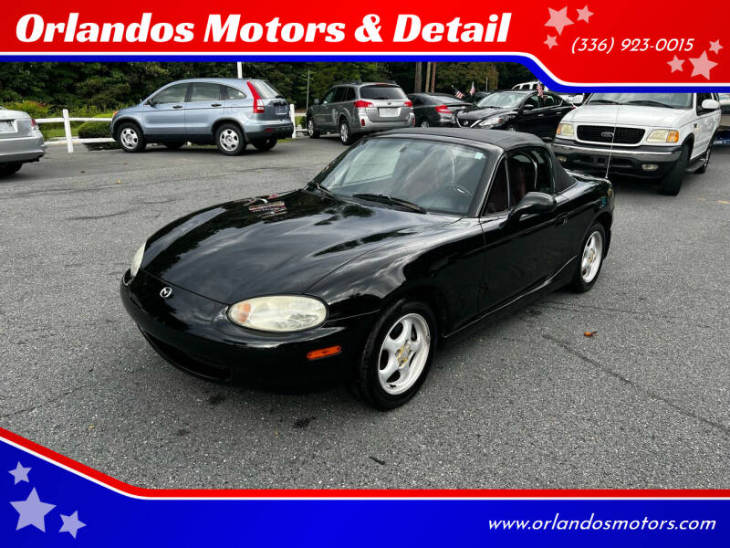 1999 Mazda MX-5 Miata for sale at Orlandos Motors & Detail in Winston Salem NC