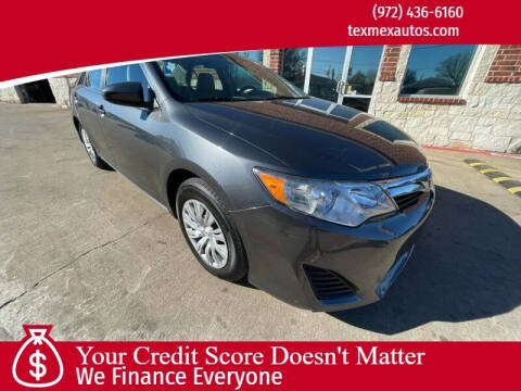 2012 Toyota Camry for sale at Tex-Mex Auto Sales LLC in Lewisville TX