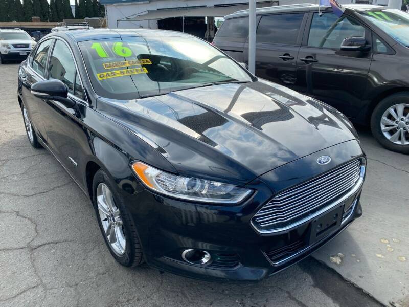 2016 Ford Fusion Hybrid for sale at CAR GENERATION CENTER, INC. in Los Angeles CA