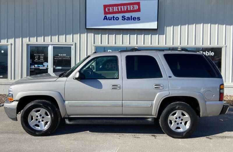 2005 Chevrolet Tahoe for sale at Certified Auto Sales in Des Moines IA
