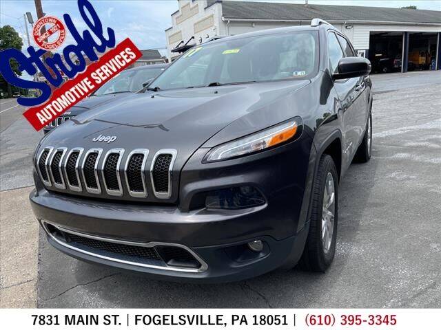 2017 Jeep Cherokee for sale at Strohl Automotive Services in Fogelsville PA