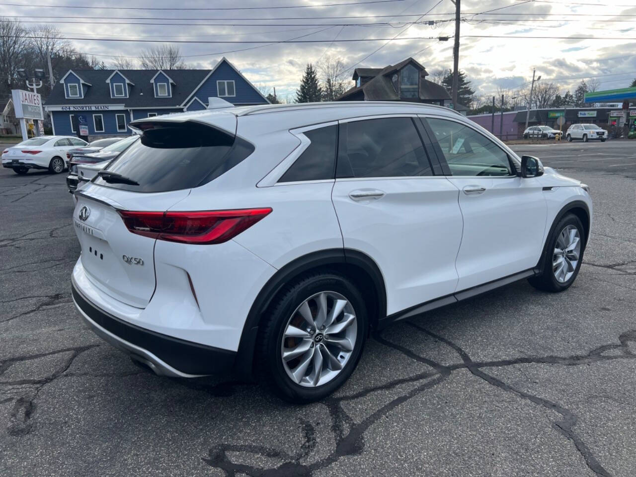 2019 INFINITI QX50 for sale at James Motors Inc. in East Longmeadow, MA