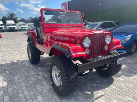 1981 Jeep CJ-7 for sale at City Motors Miami in Miami FL