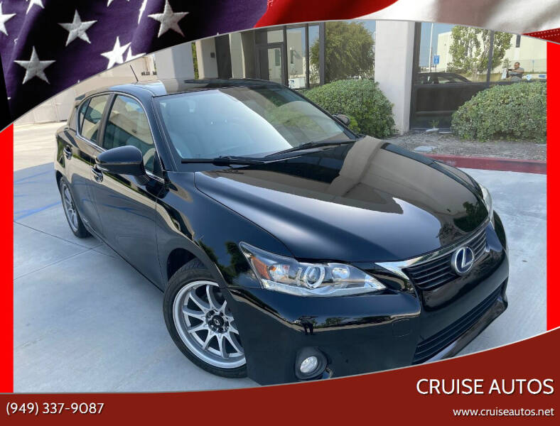 2011 Lexus CT 200h for sale at Cruise Autos in Corona CA