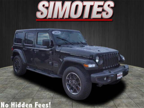 2021 Jeep Wrangler Unlimited for sale at SIMOTES MOTORS in Minooka IL